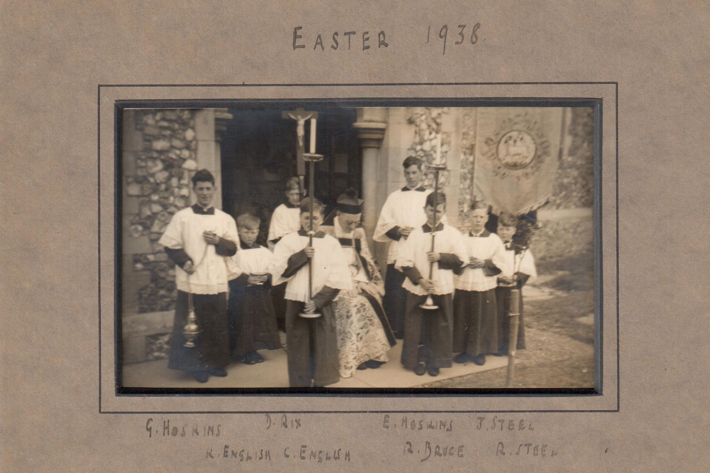 All Saints' Choir Easter 1938